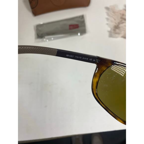 Ray-Ban Light Havana Brown Sunglasses Classic Designer Eyewear RB 4307 main image 4